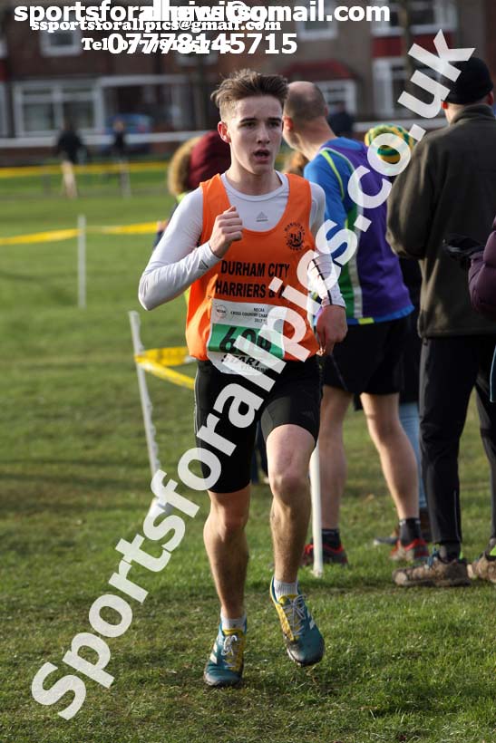 Mens under-20s North Eastern Cross Country, Redcar. Photo:  David T. Hewitson/Sports for All Pics